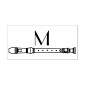 Recorder Music Teacher Musician Band Rubberstempel (Afrduk)