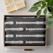 Recorder Music Teacher Musician Band Tissuepapier (Geschenk)