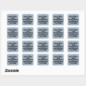 Recorder Wealthy & Succesvolle Square Sticker (Vel)