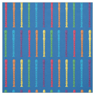 Recorders Rainbow Music Musician Room Decor Stof