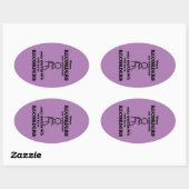 Recorders Verboden ovaal Sticker (Vel)