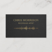 Recording Artist Visitekaartje (Voorkant)