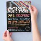 Records, Music Store Adverteren brochure (Hand)