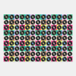 Records overal inpakpapier vel