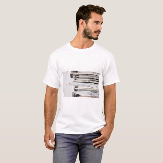 Records Stack T-shirt (Voorkant volledig)