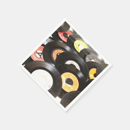  records van 45 rpm servetten (Hoek)