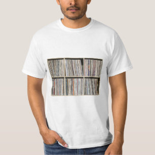Records Vinylalbums Record Collectie Shelf T-shirt