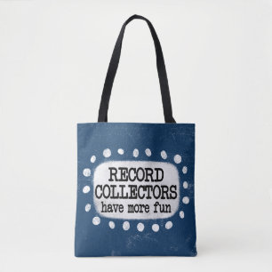 Recordverzamelaars hebben meer plezier in de Canva Tote Bag