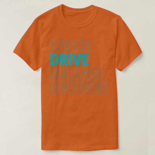 Recover Aqua van de release van het vangststation T-shirt (Design voorkant)