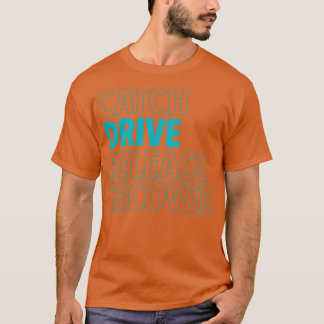 Recover Aqua van de release van het vangststation T-shirt