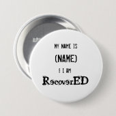 RecoverED Aa Button 3" Naam toevoegen (Voorkant /achterkant)