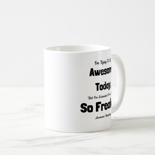 Recovering' Geweldige: Kampioen van gisteren Koffiemok (Voorkant rechts)