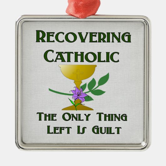 Recovering katholiek metalen ornament (Voorkant)