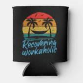 Recovering Workaholic | Funny Vacation Koelbox Blikjeskoeler (Voorkant)