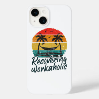 Recovering Workaholic | Lazy Days Vacation Case-Mate iPhone 14 Hoesje