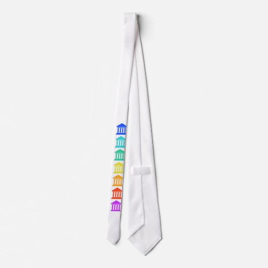 Recovery Addict Vertical Courthouses Stropdas (Achterkant)