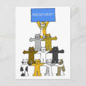 Recovery Cats die broederschap e.d. vieren Briefkaart (Voorkant)