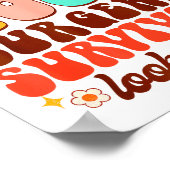 Recovery Funny Super A Cool Foot Surgery Survivor Poster (Hoek)