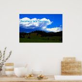 Recovery is een Motivatie Poster voor een reis (Keuken)