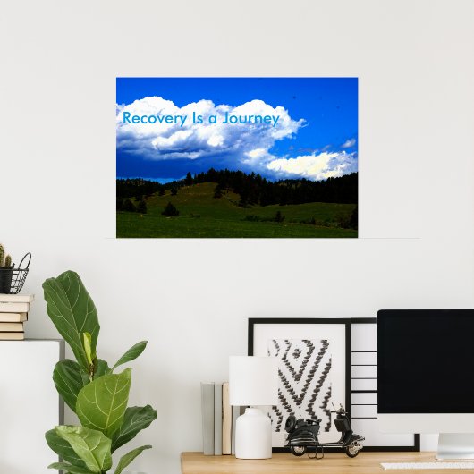Recovery is een Motivatie Poster voor een reis (Thuiskantoor)
