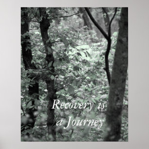 Recovery is een reis poster