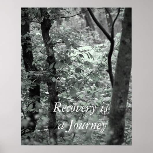 Recovery is een reis poster (Voorkant)