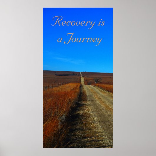 Recovery is een reis poster (Voorkant)