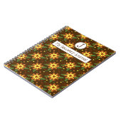 Recovery Journal Brown & Gold Floral Notitieboek (Linkerzijde)
