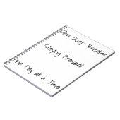 Recovery Journal Notitieboek (Linkerzijde)