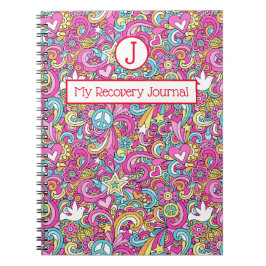 Recovery Journal Peace & Love Notitieboek