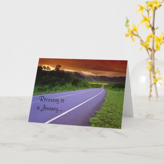 Recovery Jubileum Kaart (Gele Bloem)