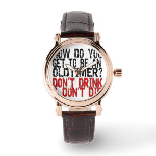 Recovery Old Timer Joke Horloge