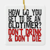 Recovery Old Timer Joke Keramisch Ornament (Voorkant)