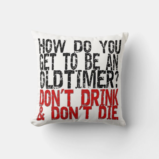 Recovery Old Timer Joke Kussen (Voorkant)