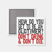 Recovery Old Timer Joke Magneet (Voorkant / Achterkant)