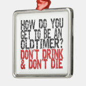 Recovery Old Timer Joke Metalen Ornament (Links)