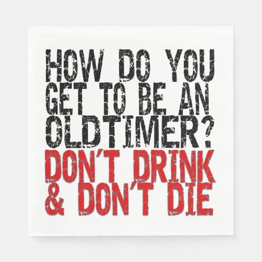 Recovery Old Timer Joke Servet (Voorkant)