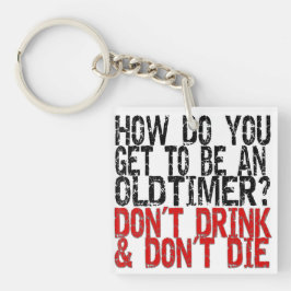 Recovery Old Timer Joke Sleutelhanger