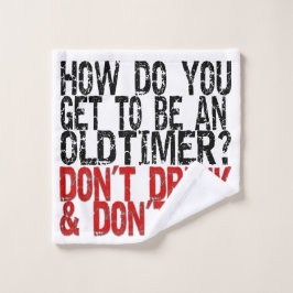 Recovery Old Timer Joke Washandje