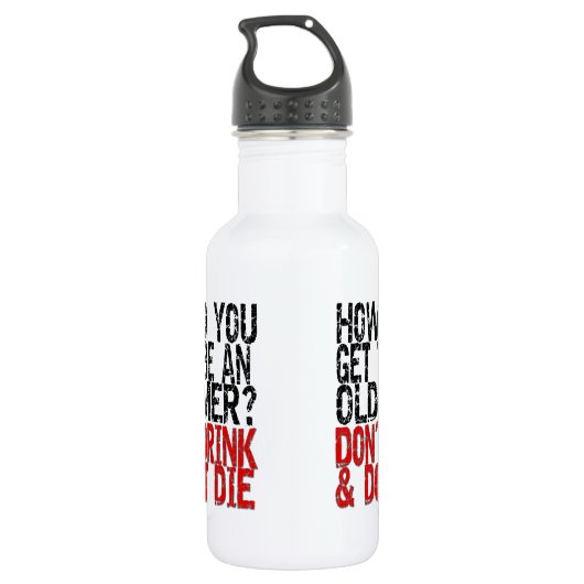 Recovery Old Timer Joke Waterfles (Achterkant)