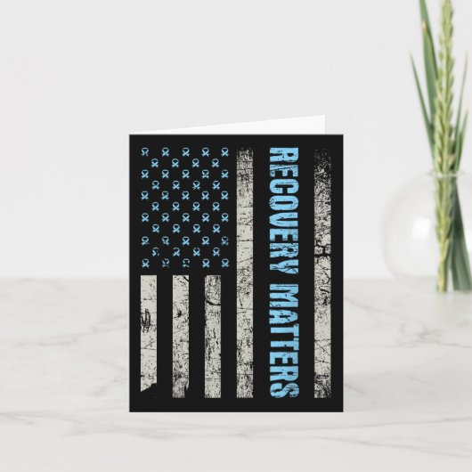 Recovery S - Sobriety Jubileum Sober Aa Na Kaart (Voorkant)