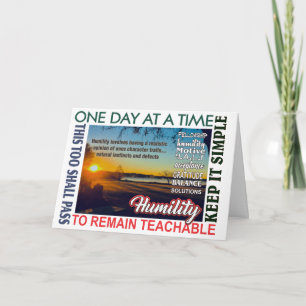 recovery slogan humiliteit kaart 25