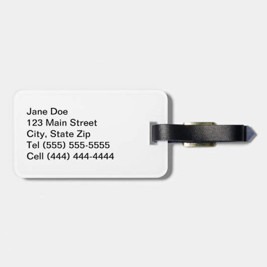 Recovery Sobriety Sober Bagagelabel (Achterkant horizontaal)