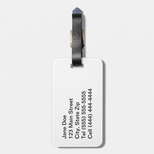 Recovery Sobriety Sober Bagagelabel (Achterkant verticaal)