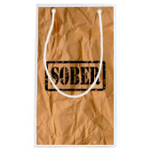 Recovery Sobriety Sober Gift Bag Klein Cadeauzakje (Voorkant)