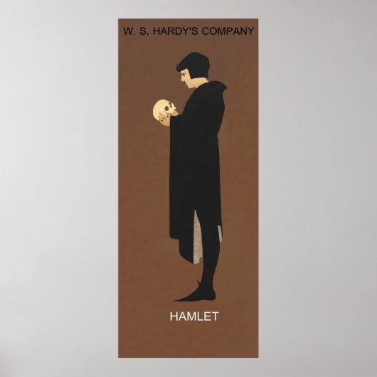 Recreatie van Hamlet, oud poster (Voorkant)