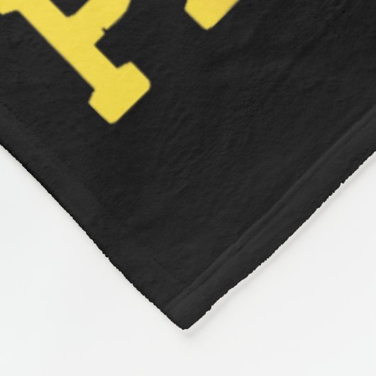 Recreatief plutonium gelegaliseerd fleece deken (Hoek)