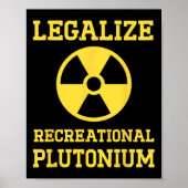 Recreatief plutonium gelegaliseerd poster (Voorkant)
