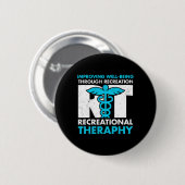 Recreatietherapie Maand Ronde Button 5,7 Cm (Voorkant /achterkant)