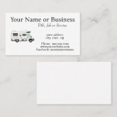 Recreatievoertuig Visitekaartje (Voorkant / Achterkant)